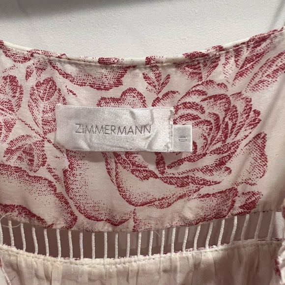 🔥Zimmermann white floral Roza ladder dress 🌸 - Picture 8 of 10
